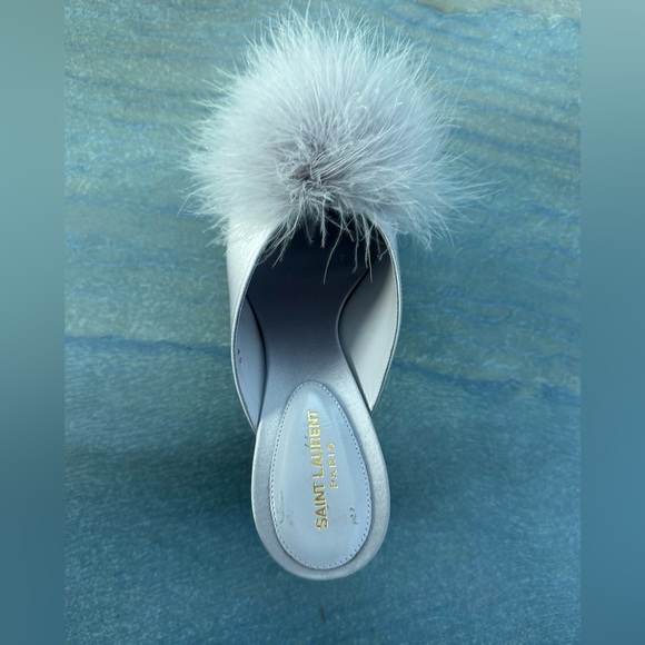 SOLD ❌❌❌Saint Laurent Mae Slip-On Mules 37.5 $945 - Picture 7 of 11